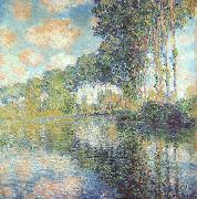 Claude Monet Poplars on Bank of River Epte Norge oil painting reproduction